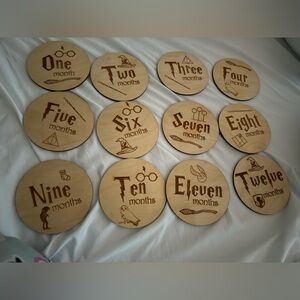Harry Potter Wooden Baby Milestone Discs